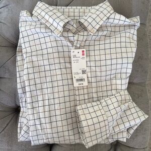 Flannel checked l/s shirt size L